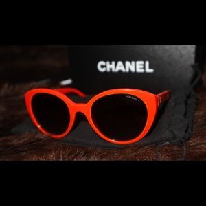 Chanel Sunglasses orange